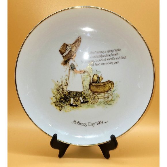 Wall Decor Vintage Holly Hobbie Porcelain Commemorative Edition Plate